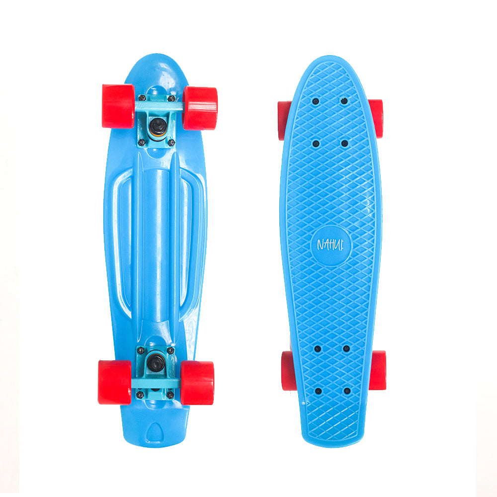 Patineta tipo Penny Nahui 22” Azul/Rojo