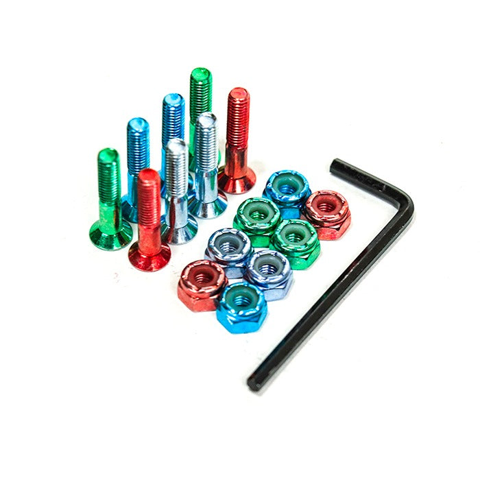 Tornillos Zenit para Skate Colores de 1"