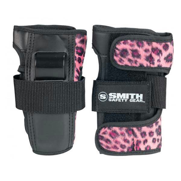 MUÑEQUERAS SMITH ANIMAL PRINT ROSA
