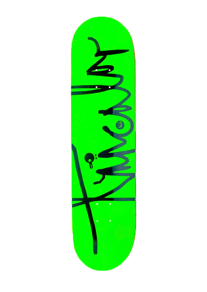 Tabla Tricolor Logo Neon Verde 8"