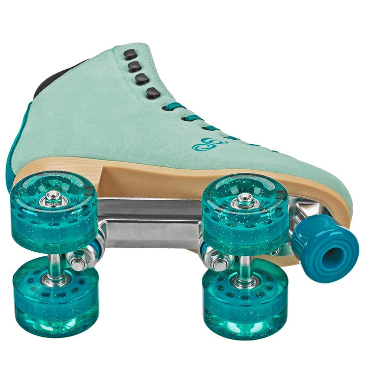 Patines Quad Roller Derby Candi Carlin Verde Azul