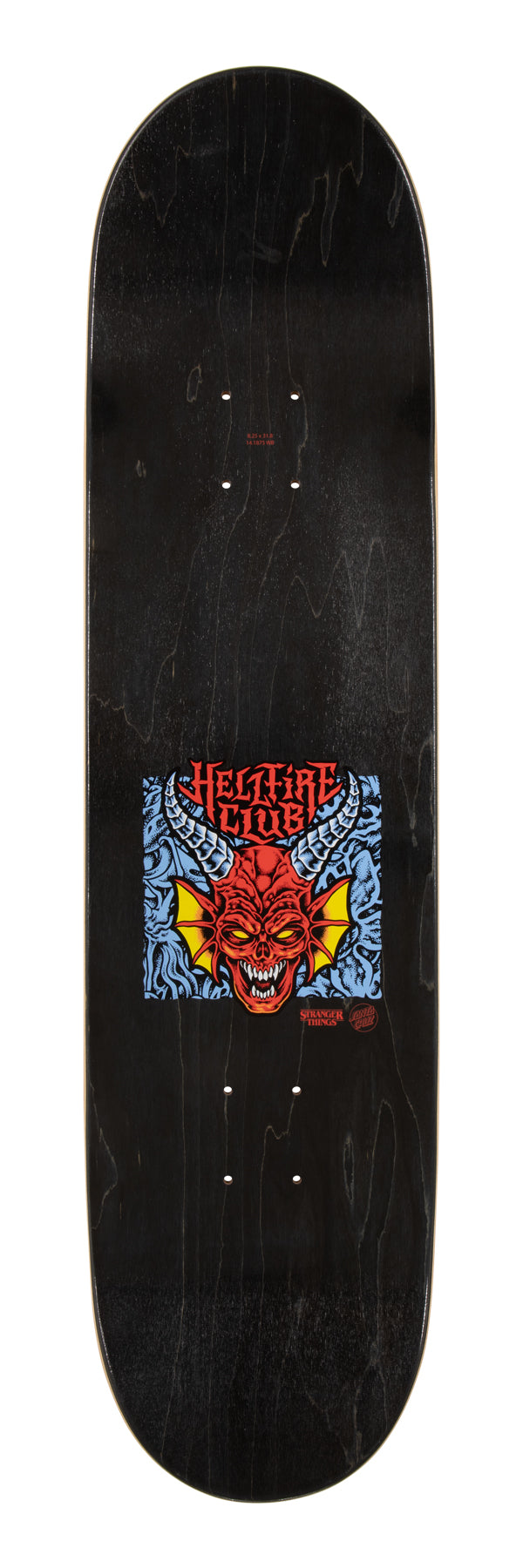 Tabla Santa Cruz Stranger Things Hellfire Club 8.25 x 31.8 IN