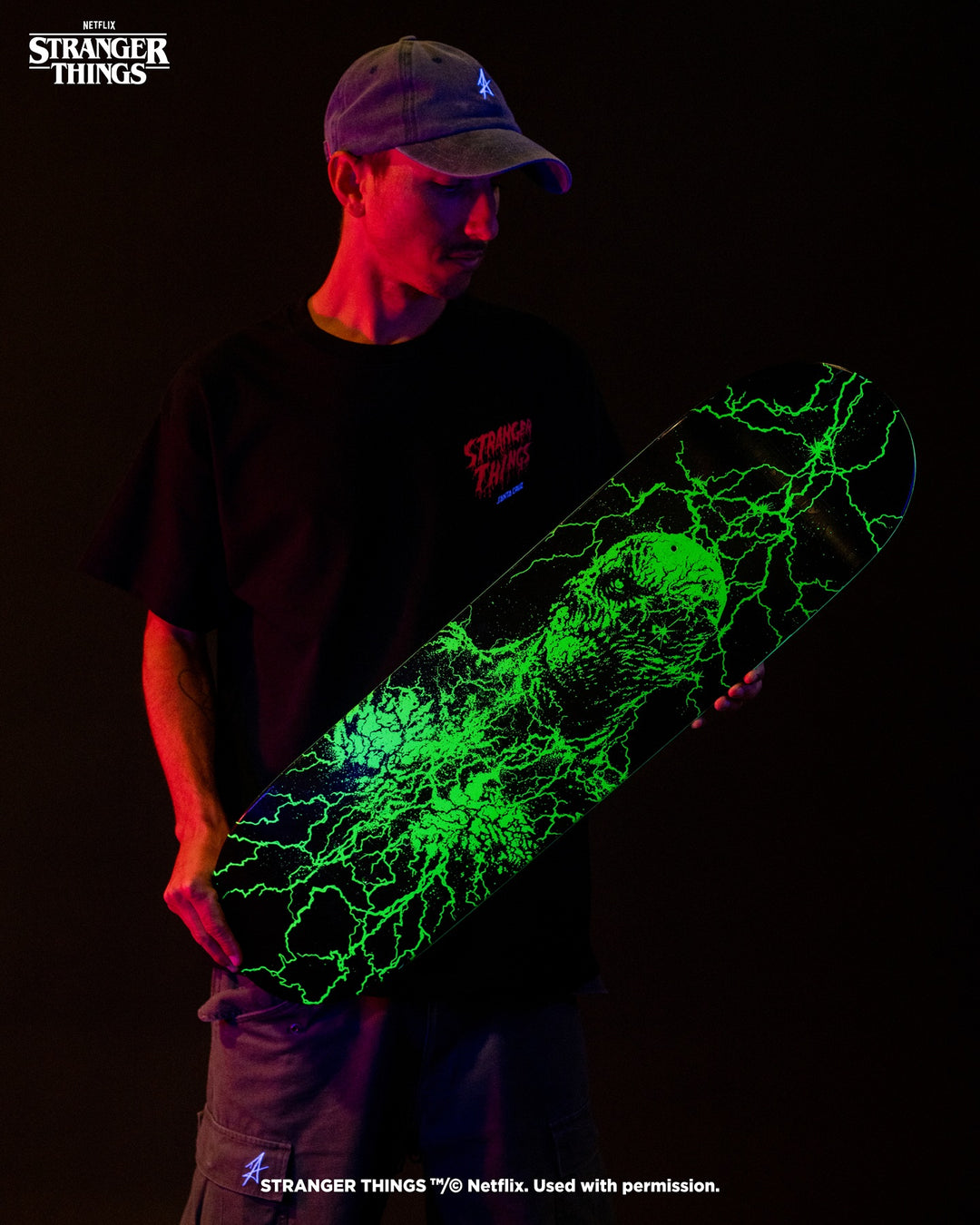 Tabla Santa Cruz Stranger Things Vecna 8.5 x 32.2 IN