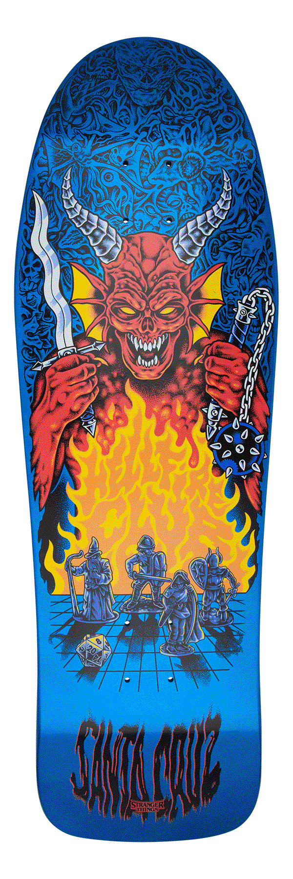 Tabla Santa Cruz Stranger Things Knox Hellfire Pit 10.07 x 31.275 In