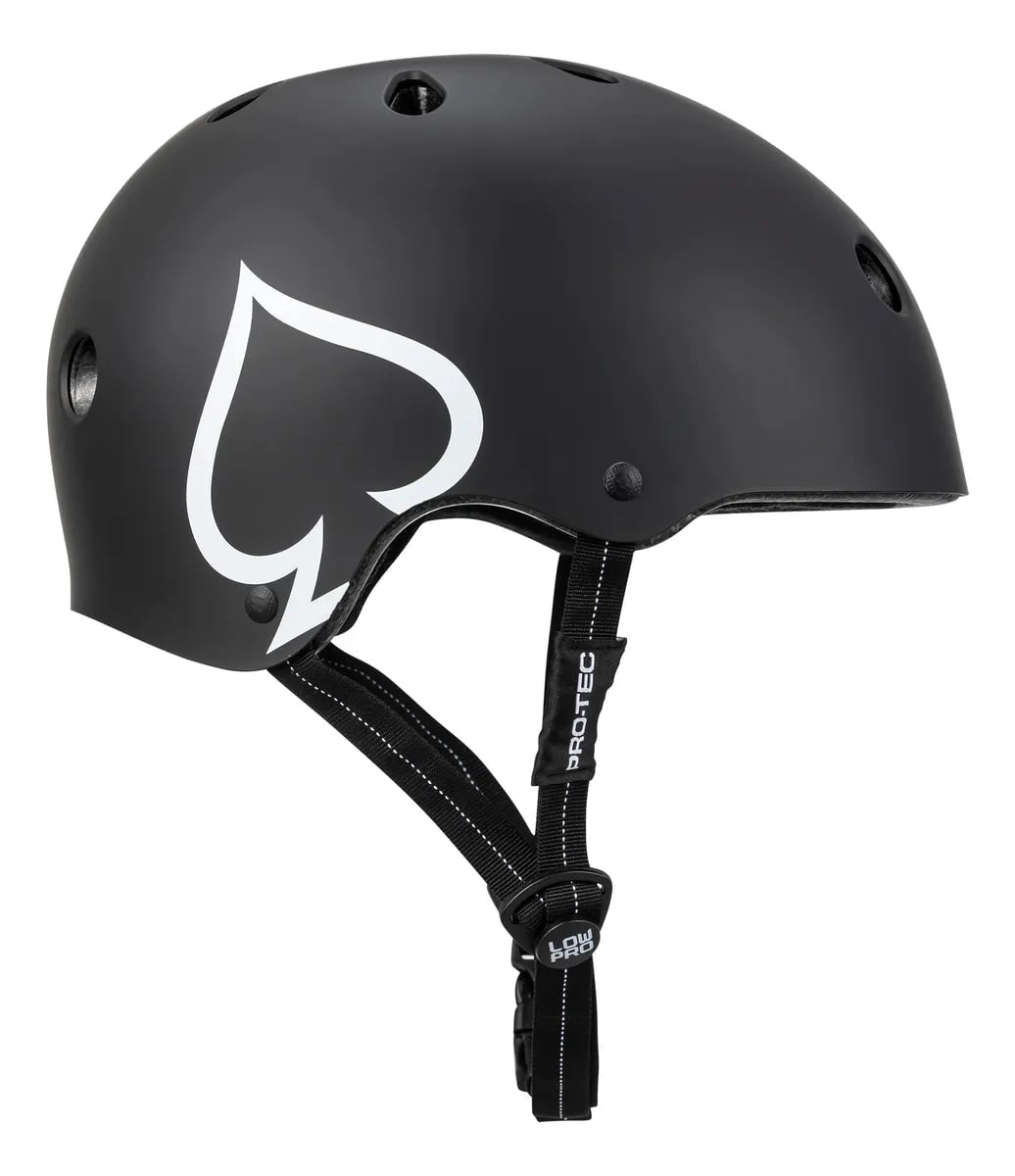 Casco Pro Tec Low Pro Negro Mate