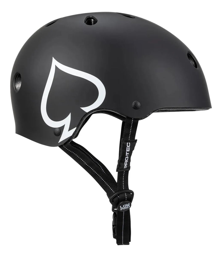 Casco Pro Tec Low Pro Negro Mate