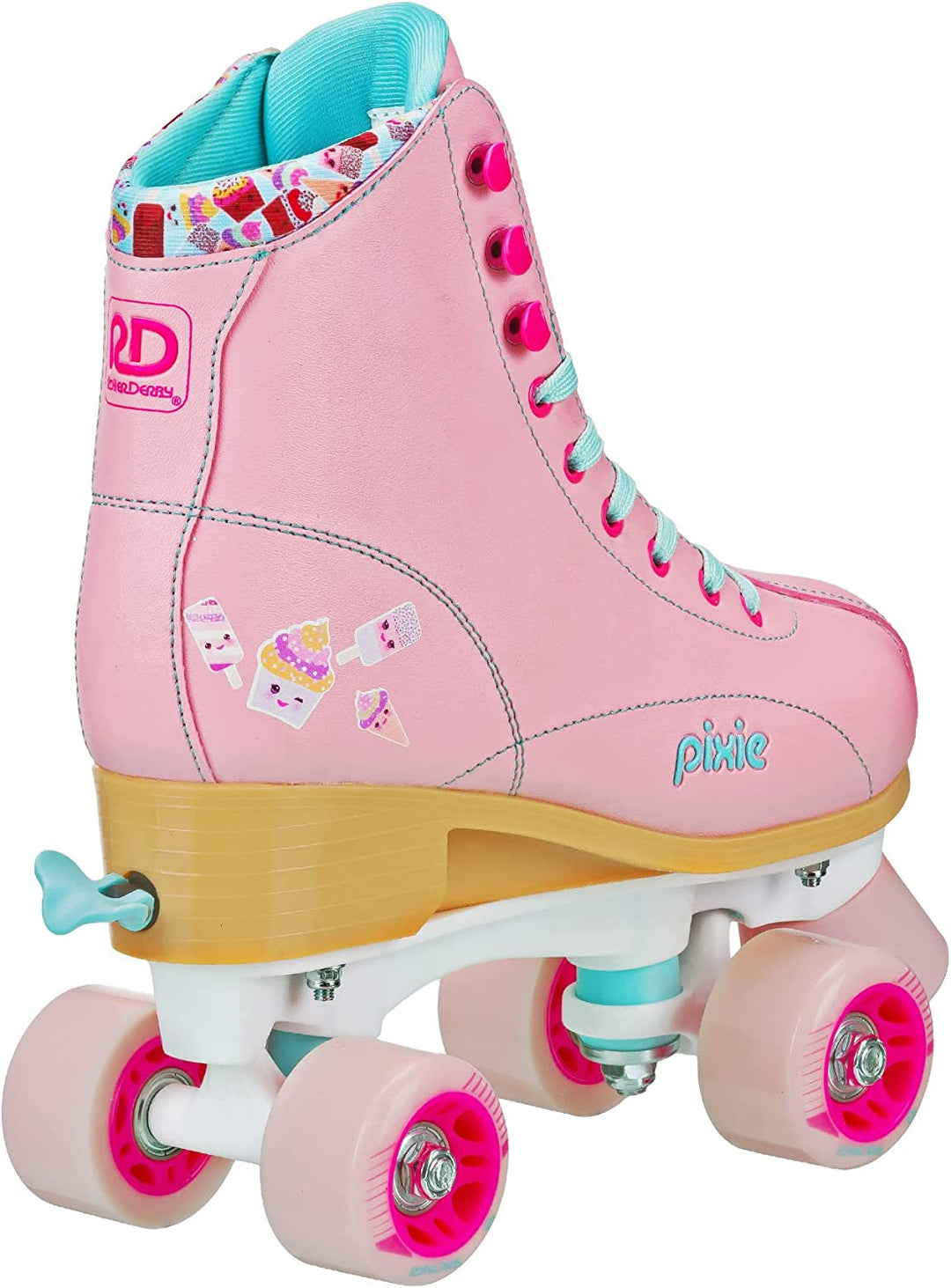 Patines Quad Roller Derby Pixie Pink Cupcake