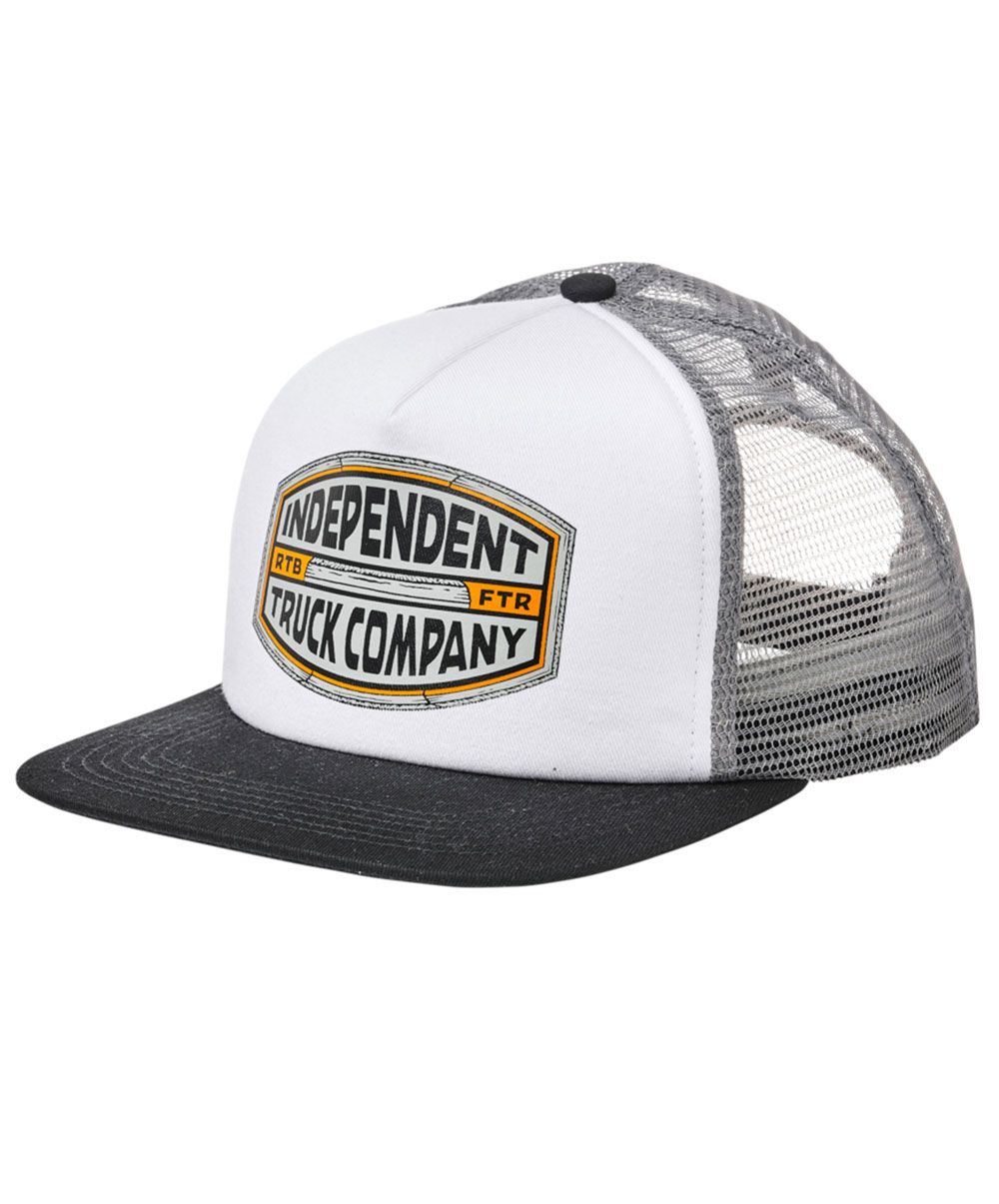 Gorra Independent Tucker Mid Gris/Blanco