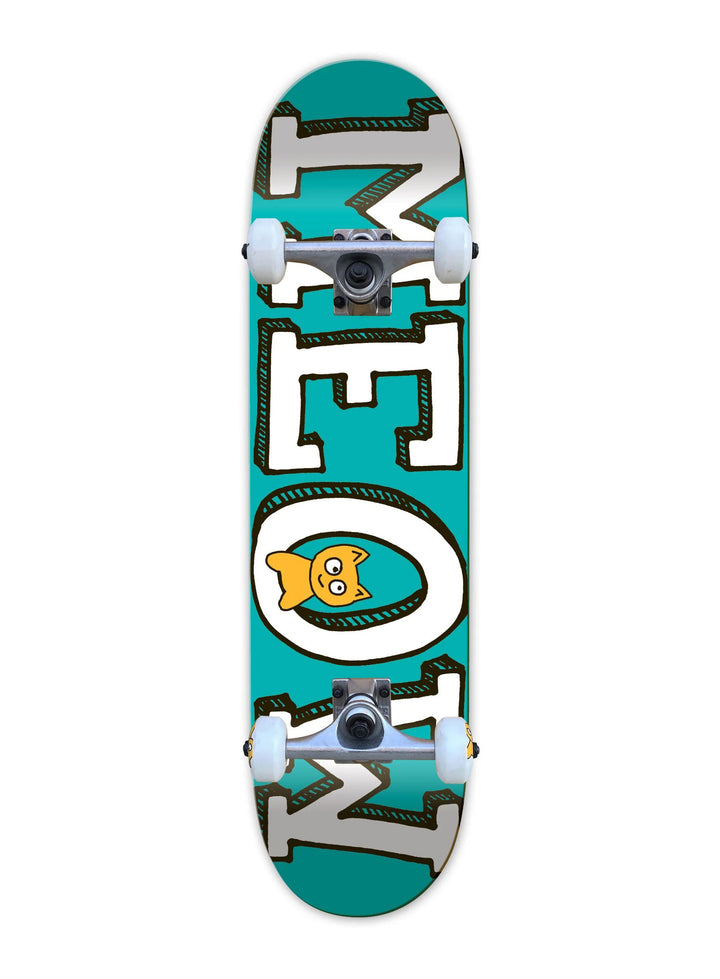 Patineta Meow Logo Teal 8" X 31.8"