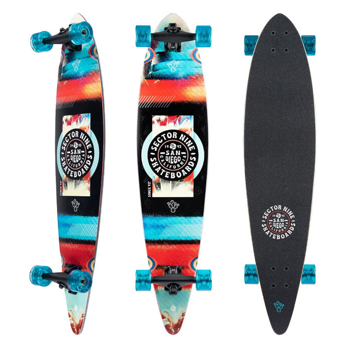 PATINETA-LONGBOARD-SECTOR 9-LEDGER FIESTA 40 X 9.25 (EXHIBICION)