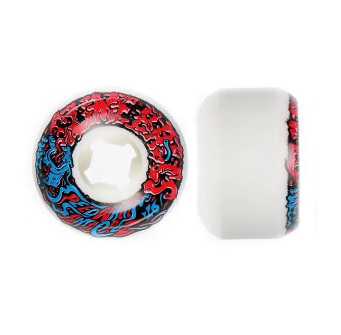 Ruedas Slime Balls Vomit Mini 53mm/97a Bco/rojo