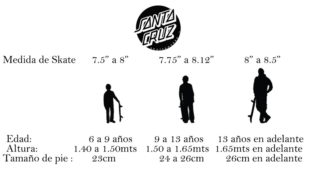 Tabla Santa Cruz Braun Game Over Everslick 8.25" X 31.8"
