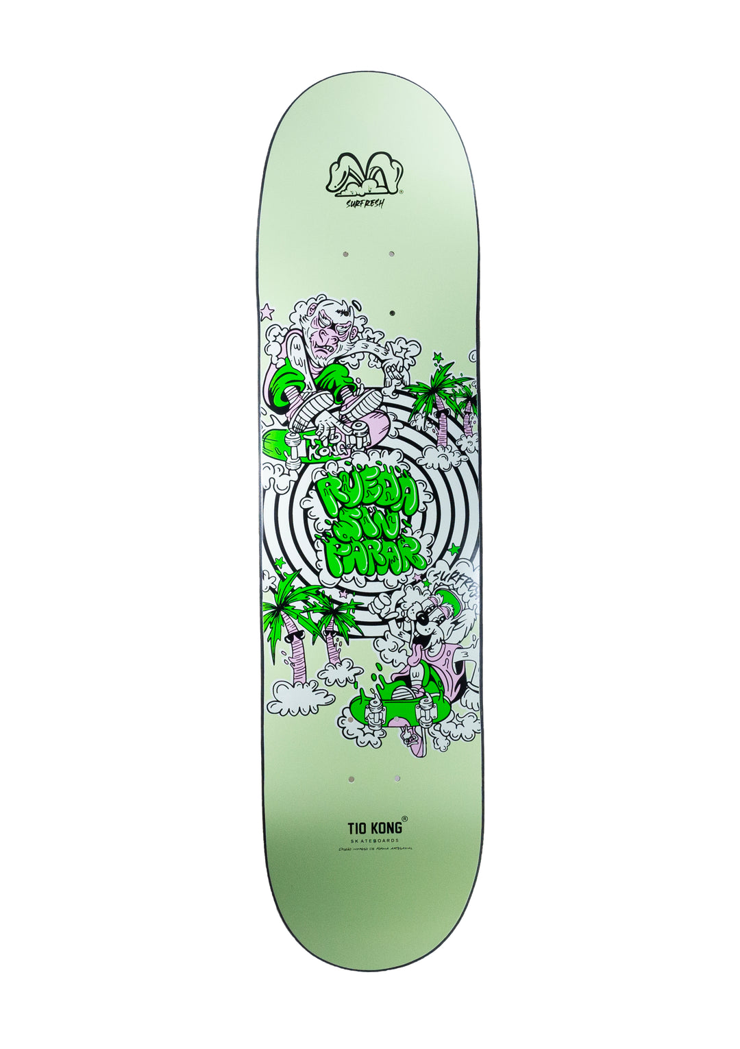 Tabla Skate Tio Kong Rueda sin Parar (8.25")(8")
