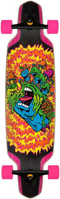 PATINETA-LONGBOARD-SANTA CRUZ-TOXID HAND SHAPED 9.7 x 31.7 IN (EXHIBICION)