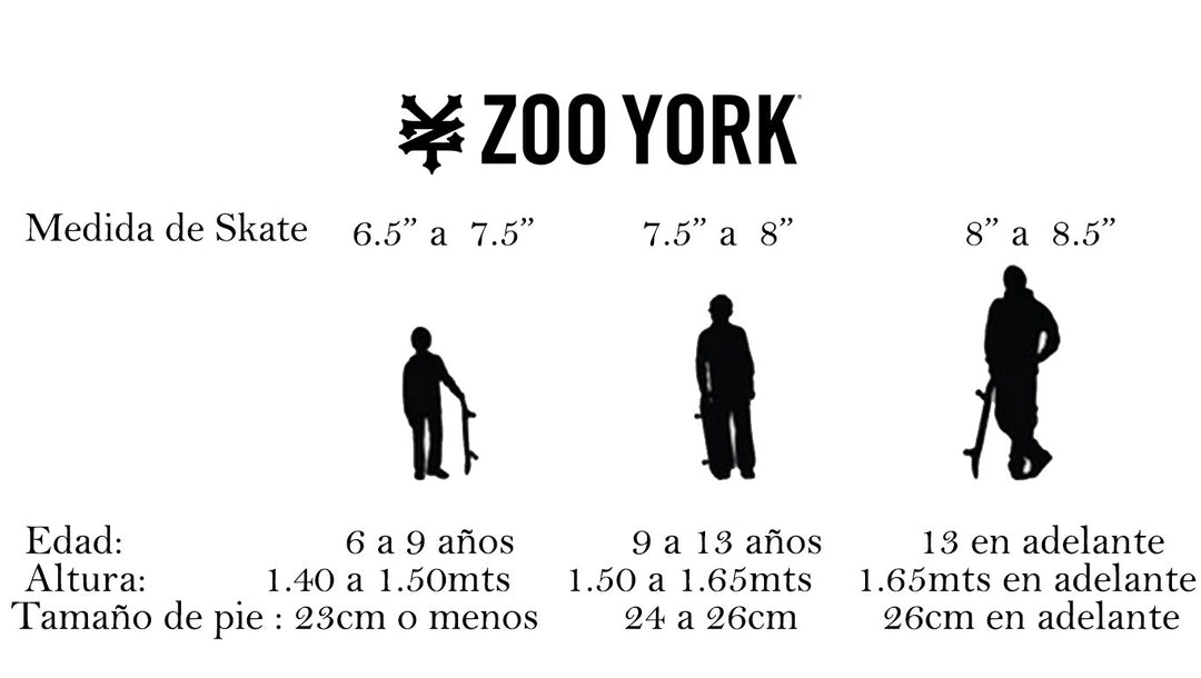 Patineta Zoo York Logo Block 8" X 31.8"