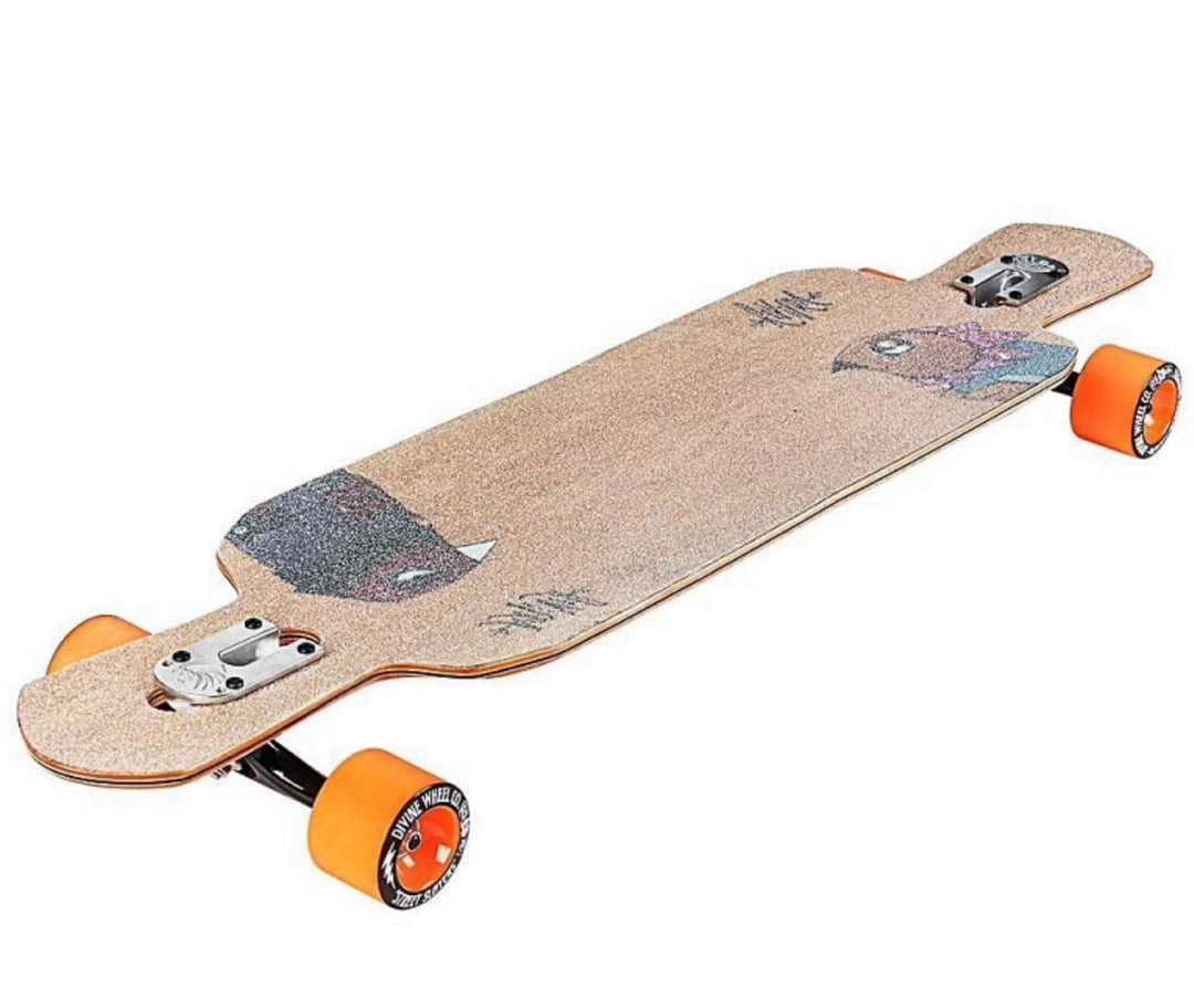 PATINETA-LONGBOARD-RIVIERA-WORD TO THE WISE 9.5 X 41 IN (EXHIBICION)