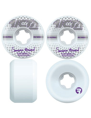 Ruedas Ricta Brevard Naturals 54mm/101a