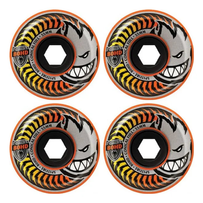 Ruedas Spitfire Fade Conical Naranja 55/80a