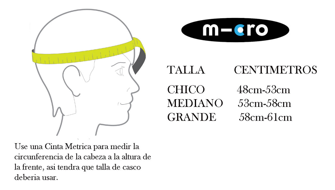 Casco Micro Flash con leds de luz