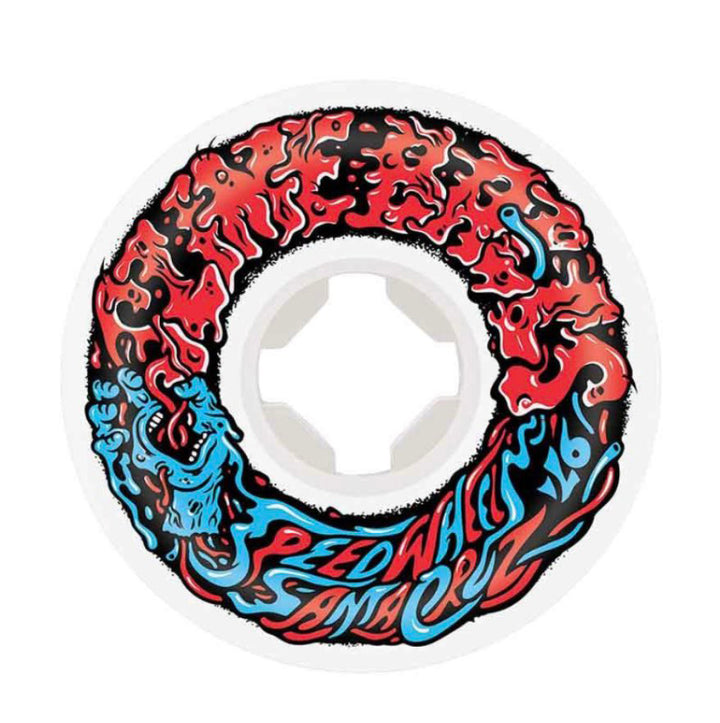 Ruedas Slime Balls Vomit Mini 53mm/97a Bco/rojo