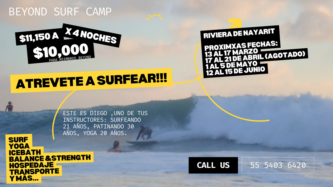 Surf Camp en Nayarit (Reservación)