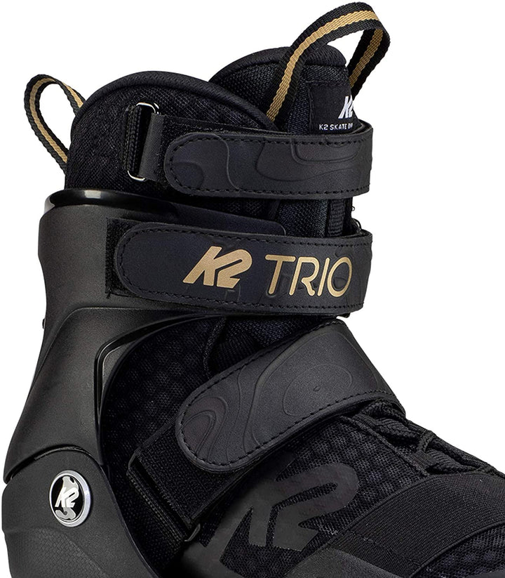 Patines en Linea K2 Trio 110mm Negro/Oro