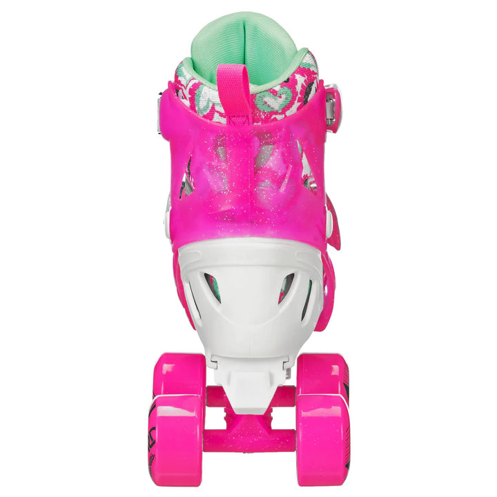 Patines Quad Roller Derby Trac Star Rosa (AJUSTABLE)