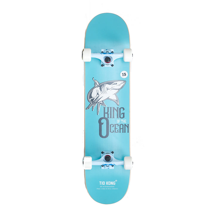 Patineta Tio Kong King of the Ocean Aqua 7.5" ( 8.25") X 31"